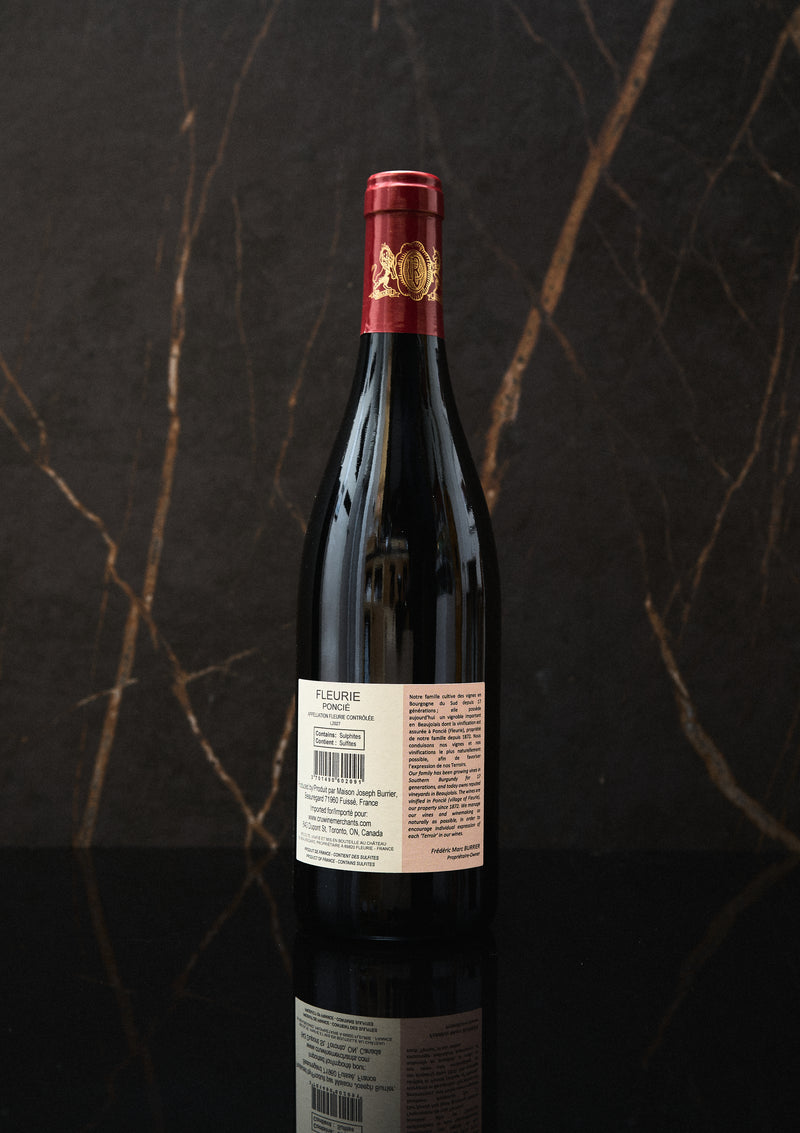 Joseph Burrier Chateau de Beauregard Fleurie Poncie 2020